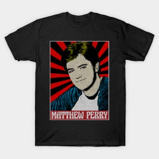 Matthew Perry 80s Pop Art Fan Art T-Shirt